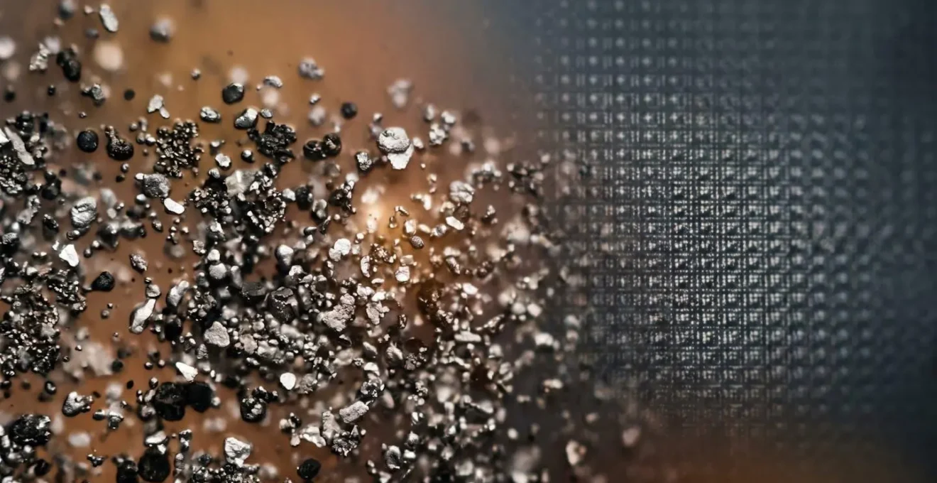 Close-up texture comparison showing organic film grain versus digital sensor clarity
