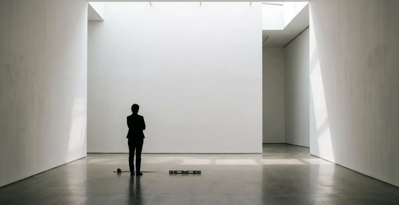 Museum institutional validation process symbolized through architectural and curatorial context